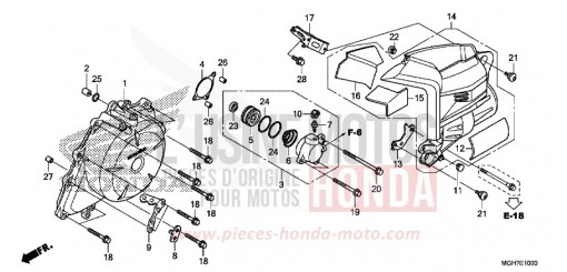 COUVERCLE DE GENERATEUR C.A. VFR1200XF de 2015